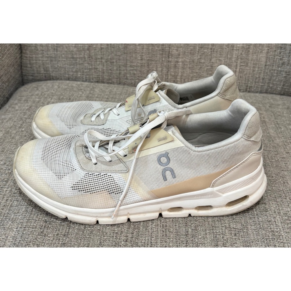 On Cloudnova Women Running Shoes White Sand 87.97718 Size 9